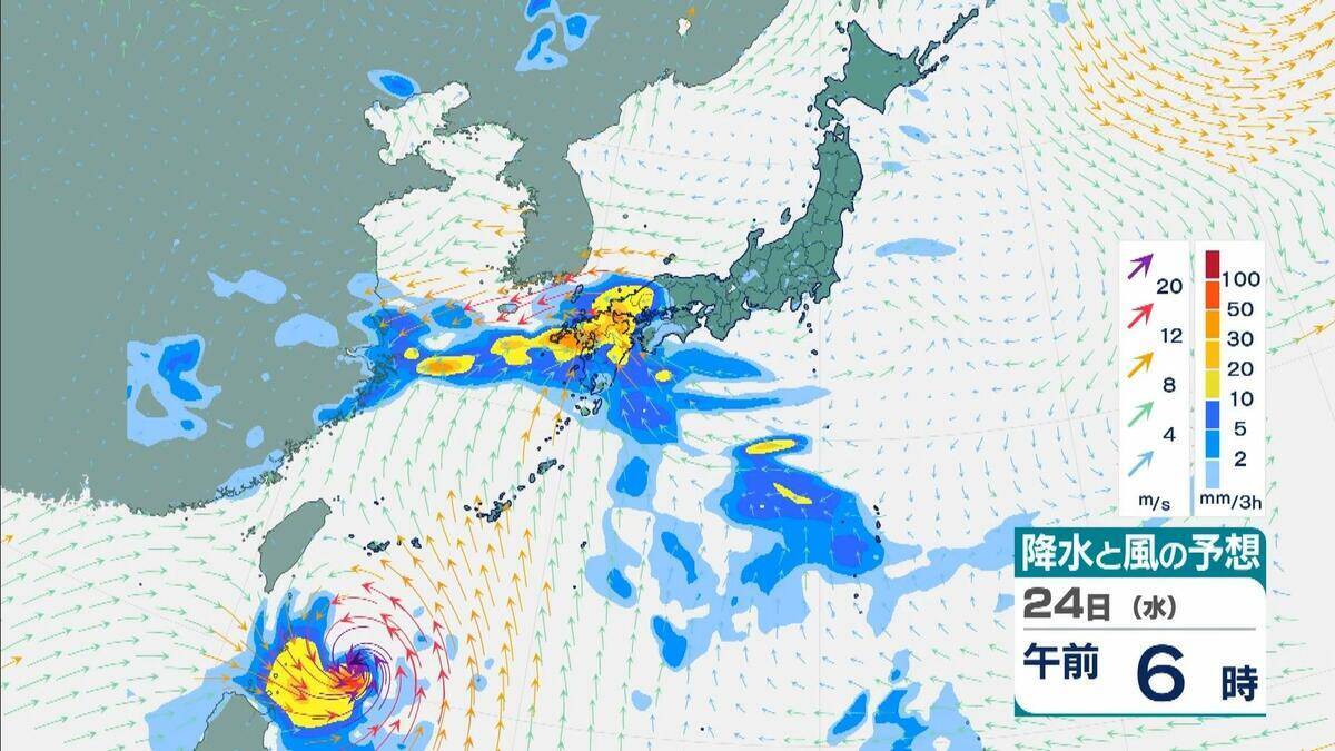 【台風情報】ダブル台風「7号＆8号」週末に本州へ接近か…近畿・関東地方には27日（土）ごろ近づく可能性【進路・雨風シミュレーション】