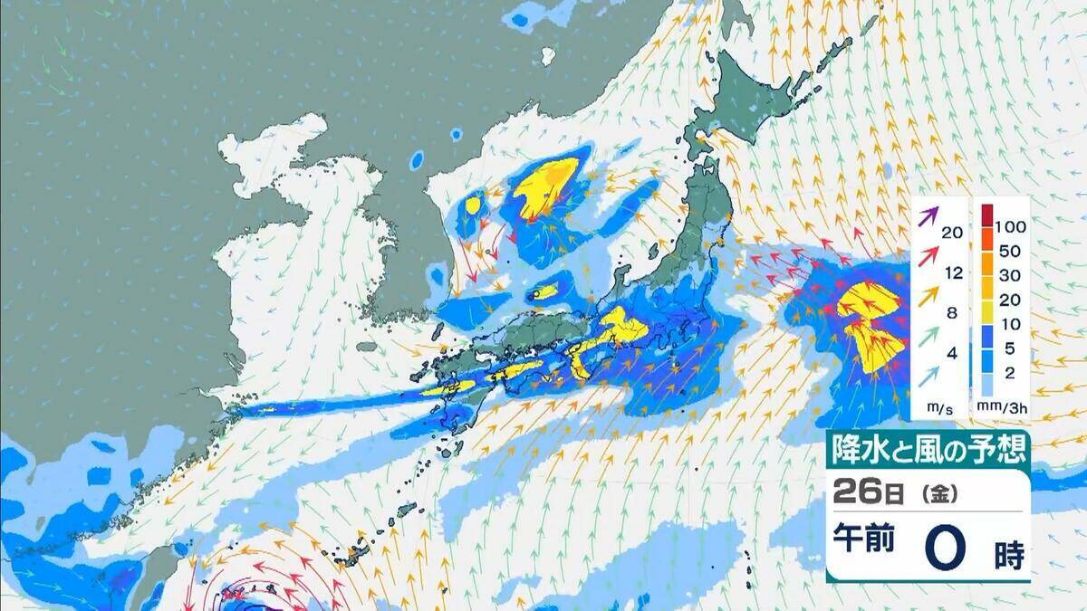 ダブル台風＋梅雨前線の停滞　和歌山県で警報級の雨おそれ　長崎県で300ミリ、熊本県で200ミリの予想　局地的に激しい雨や非常に激しい雨【台風7号　台風8号】