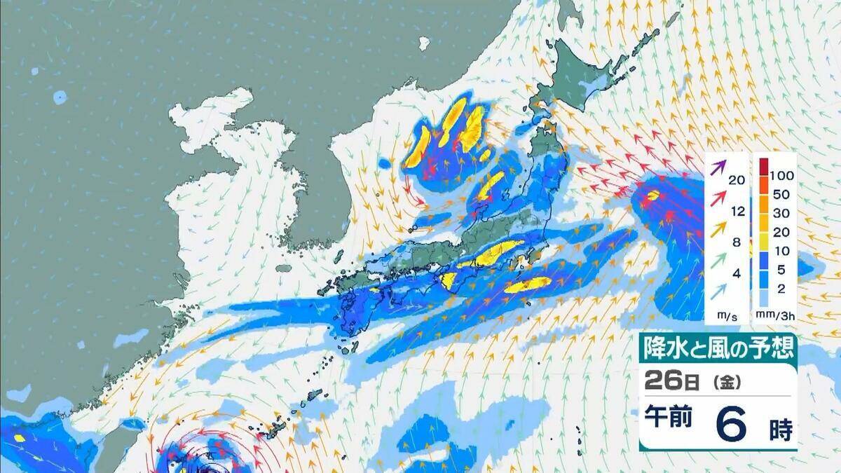 ダブル台風＋梅雨前線の停滞　和歌山県で警報級の雨おそれ　長崎県で300ミリ、熊本県で200ミリの予想　局地的に激しい雨や非常に激しい雨【台風7号　台風8号】