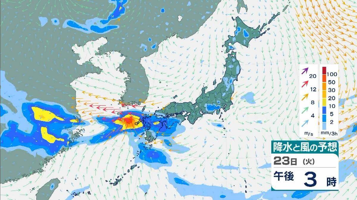ダブル台風＋梅雨前線の停滞　和歌山県で警報級の雨おそれ　長崎県で300ミリ、熊本県で200ミリの予想　局地的に激しい雨や非常に激しい雨【台風7号　台風8号】