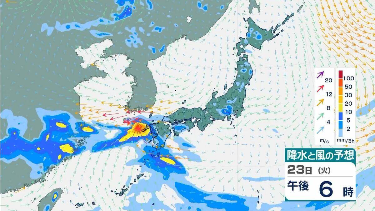 ダブル台風＋梅雨前線の停滞　和歌山県で警報級の雨おそれ　長崎県で300ミリ、熊本県で200ミリの予想　局地的に激しい雨や非常に激しい雨【台風7号　台風8号】