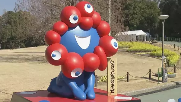 万博のミャクミャク像「いらっしゃい」　道頓堀・かに道楽の前に設置へ　7月6日（月） から　今後府内の観光地などを巡回