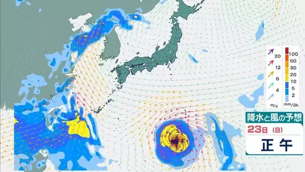 「台風18号が発生　この先「非常に強い」勢力に発達　最大瞬間風速は65メートルの予想　日本の南へ進む予想　沖縄や南西諸島接近の可能性は…【気象庁　進路予想】」の画像