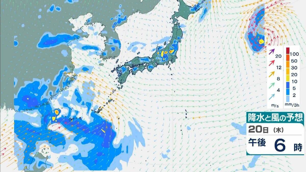 台風18号が発生　この先「非常に強い」勢力に発達　最大瞬間風速は65メートルの予想　日本の南へ進む予想　沖縄や南西諸島接近の可能性は…【気象庁　進路予想】