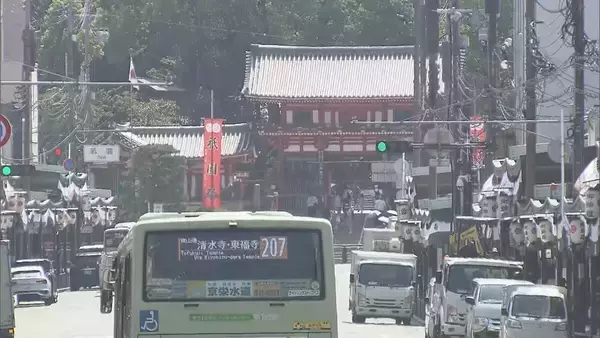 【速報】京都市で気温39.3度　近畿で「今年最も高い気温」に　23日の予想最高気温は40℃