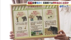 【ツキノワグマ対策会議】いまが繁殖期…例年並み出没する可能性　兵庫では目撃痕跡149件　専門家「手を振りながら後ずさりするのが一応鉄則」