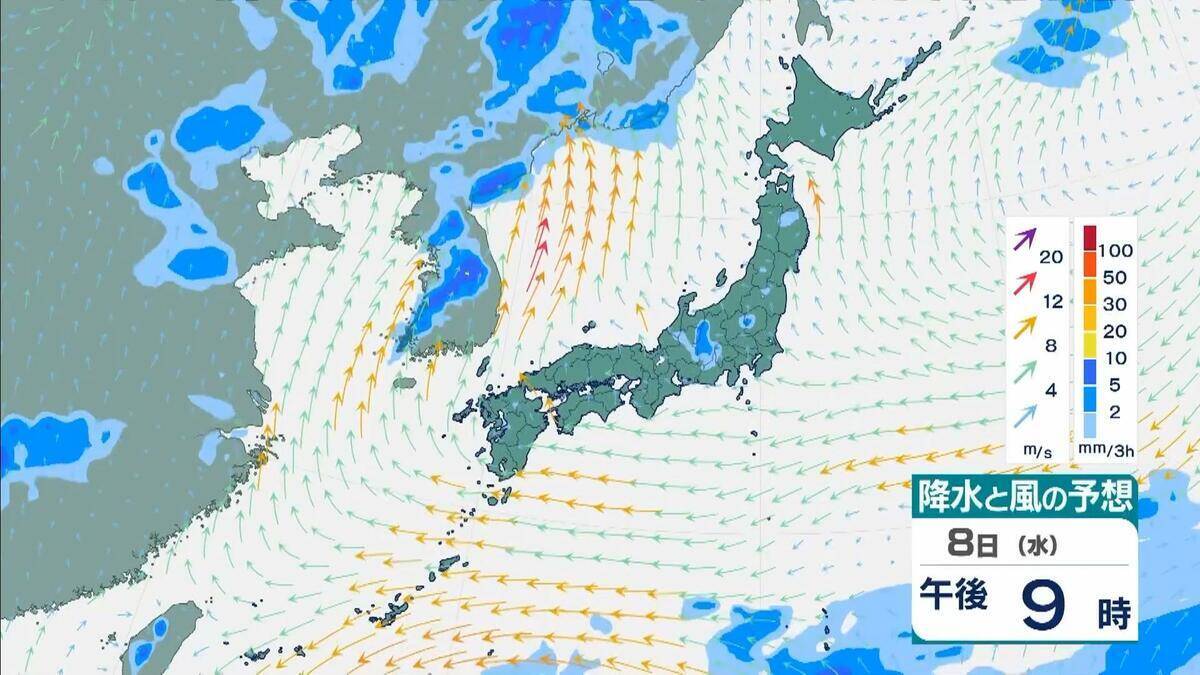 【台風情報】大型で猛烈な勢力の台風9号　“非常に強い”勢力で週末ごろ沖縄の南へ接近か【雨と風最新シミュレーション】