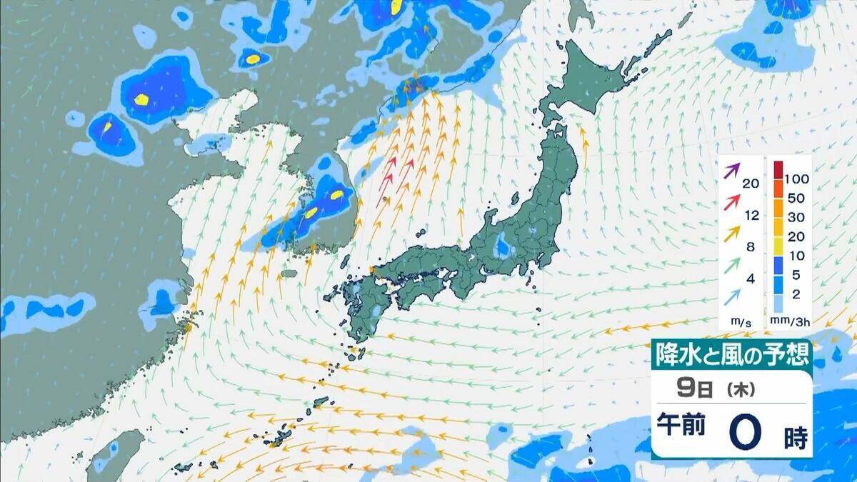 【台風情報】大型で猛烈な勢力の台風9号　“非常に強い”勢力で週末ごろ沖縄の南へ接近か【雨と風最新シミュレーション】