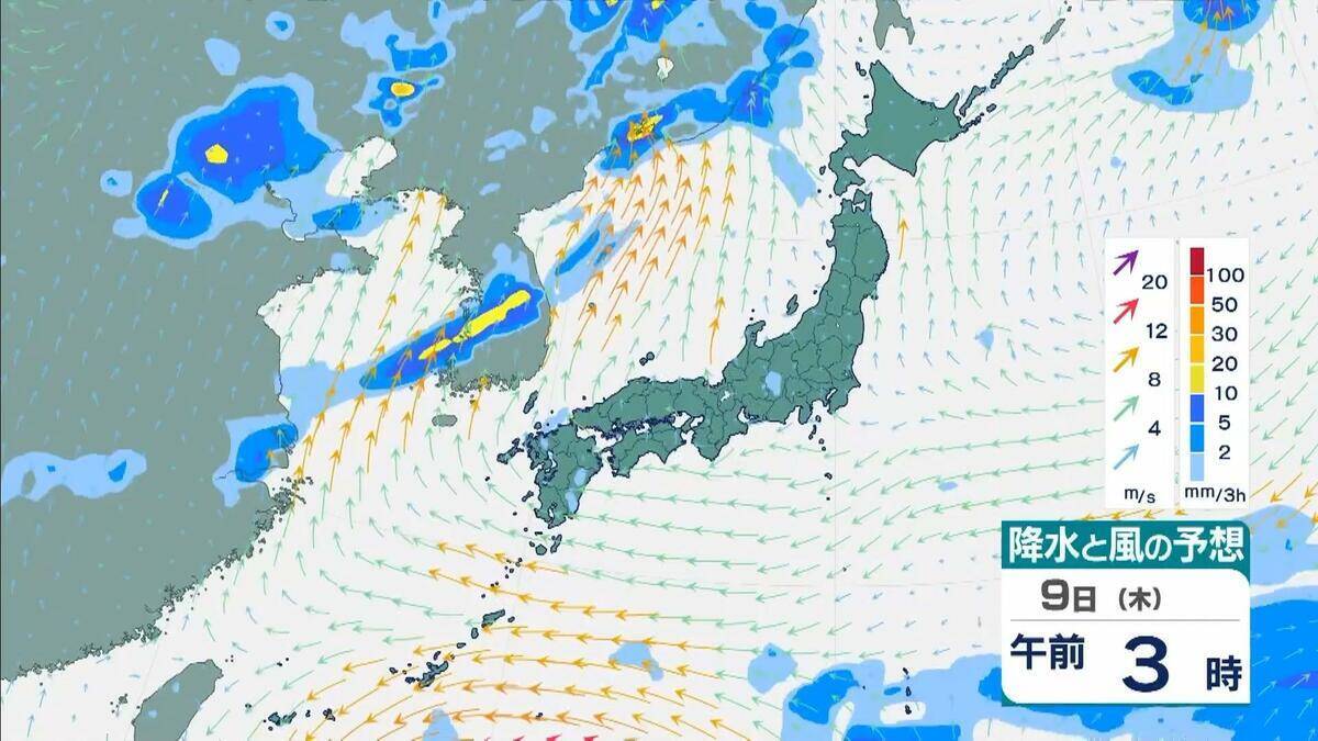 【台風情報】大型で猛烈な勢力の台風9号　“非常に強い”勢力で週末ごろ沖縄の南へ接近か【雨と風最新シミュレーション】