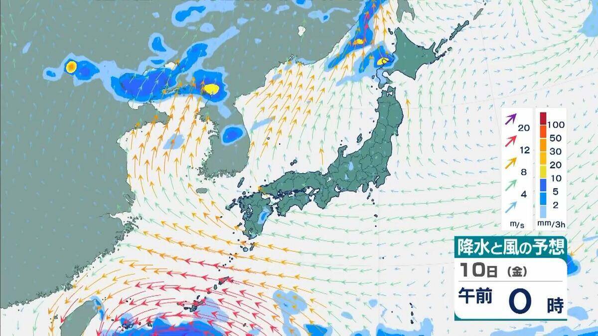 【台風情報】大型で猛烈な勢力の台風9号　“非常に強い”勢力で週末ごろ沖縄の南へ接近か【雨と風最新シミュレーション】