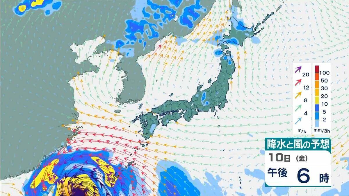 【台風情報】大型で猛烈な勢力の台風9号　“非常に強い”勢力で週末ごろ沖縄の南へ接近か【雨と風最新シミュレーション】