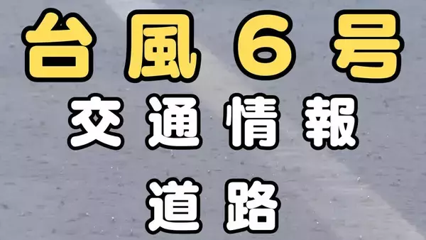 【台風6号】交通情報・道路 東名・新名神など通行止め可能性 大阪方面は名神高速など迂回呼びかけ