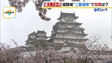 国宝・姫路城「二重価格」導入から1か月…入城者数は去年3月よりも減るも1.4億円の増収　観光客・土産物店の声は？