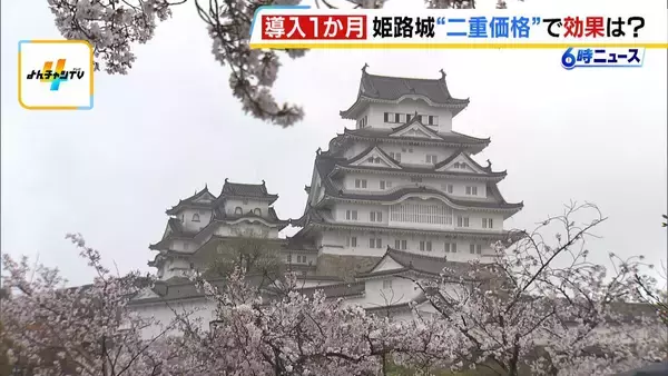 国宝・姫路城「二重価格」導入から1か月…入城者数は去年3月よりも減るも1.4億円の増収　観光客・土産物店の声は？
