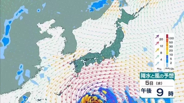 「【台風13号（ドルフィン）】いつ、どこに？　7日ごろ沖縄本島近海に接近見込み　九州・熊本への影響は？大型で非常に強い勢力で西へ進む【進路図で見る】」の画像