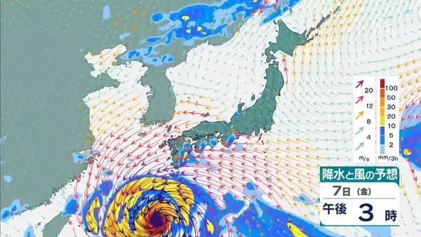 「【台風13号（ドルフィン）】いつ、どこに？　7日ごろ沖縄本島近海に接近見込み　九州・熊本への影響は？大型で非常に強い勢力で西へ進む【進路図で見る】」の画像