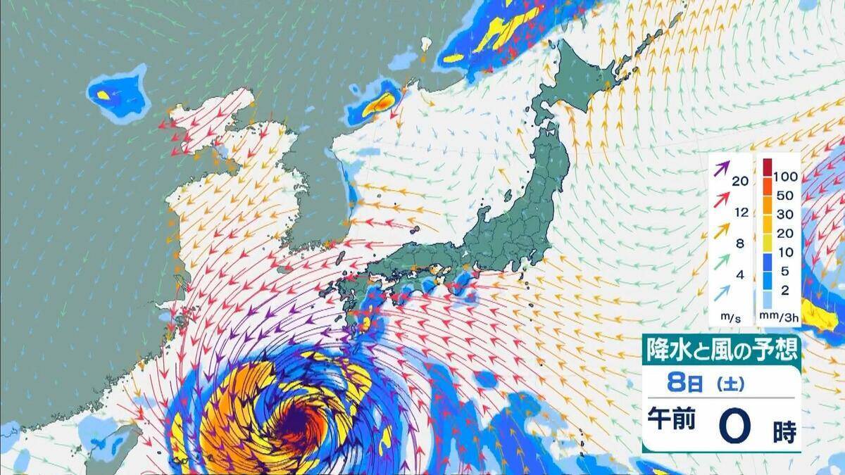 【台風13号（ドルフィン）】いつ、どこに？　7日ごろ沖縄本島近海に接近見込み　九州・熊本への影響は？大型で非常に強い勢力で西へ進む【進路図で見る】