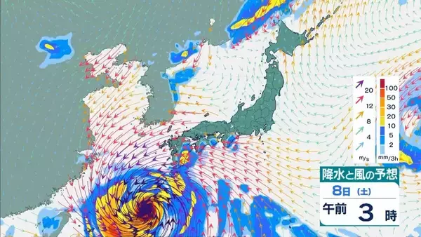 「【台風13号（ドルフィン）】いつ、どこに？　7日ごろ沖縄本島近海に接近見込み　九州・熊本への影響は？大型で非常に強い勢力で西へ進む【進路図で見る】」の画像