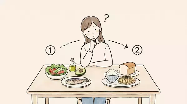 「食べる順番」で血糖値の上昇が抑えられるのはなぜ？ 「オリーブ油」を先に食べると◎！？京大などの研究グループがを用いたマウス実験で仕組みを解明