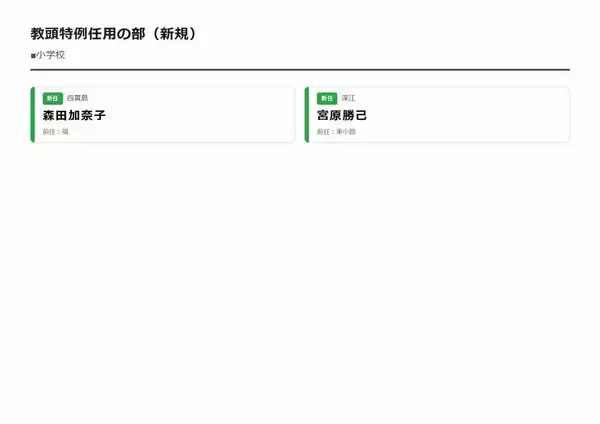 「【大阪市・教職員人事異動2026】校長、教頭先生などの新任・転任「あの先生どこ行ったん？」全掲載（小学校、中学校、義務教育学校、教育委員会など）」の画像
