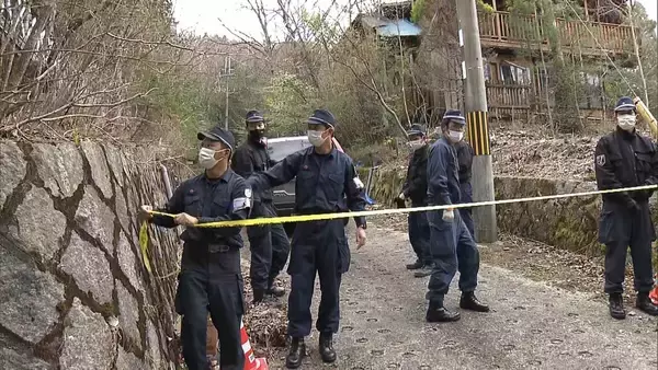 「【速報】京都・男子児童行方不明　男児の自宅付近で山中の捜索始まる」の画像
