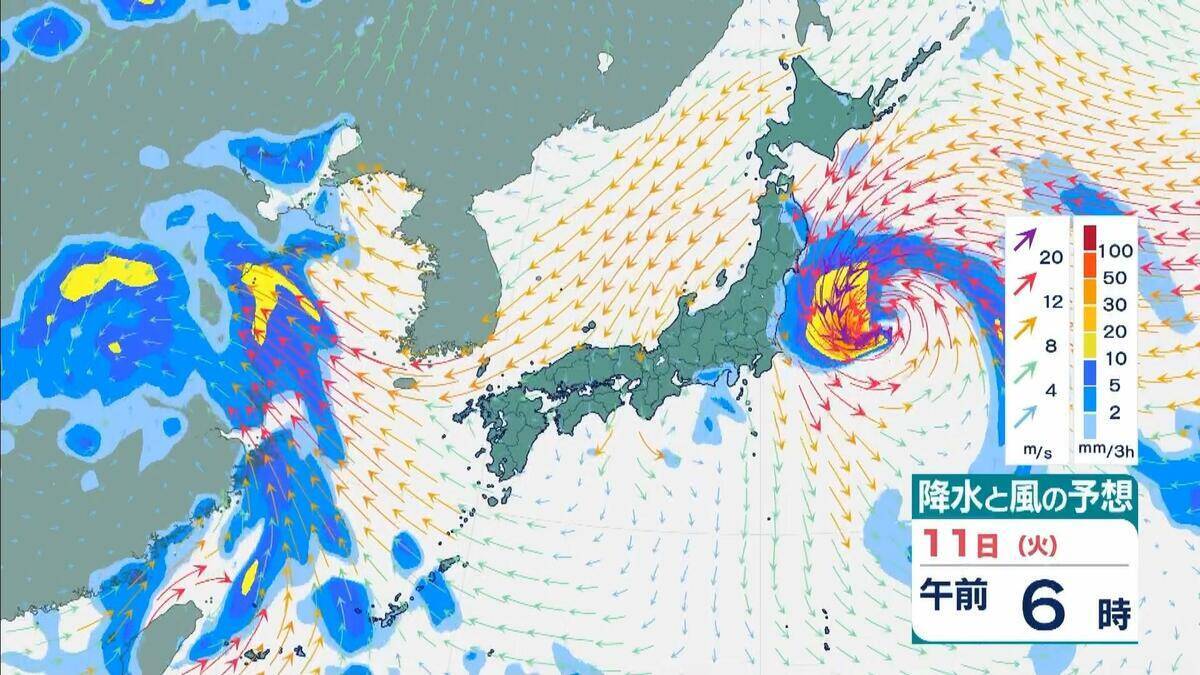 【台風】異例のルートで台風15号あすにも上陸へ　列島横断して明後日に熱帯低気圧か　関東甲信～北陸～近畿への影響は【気象庁　台風情報　雨風シミュレーション】