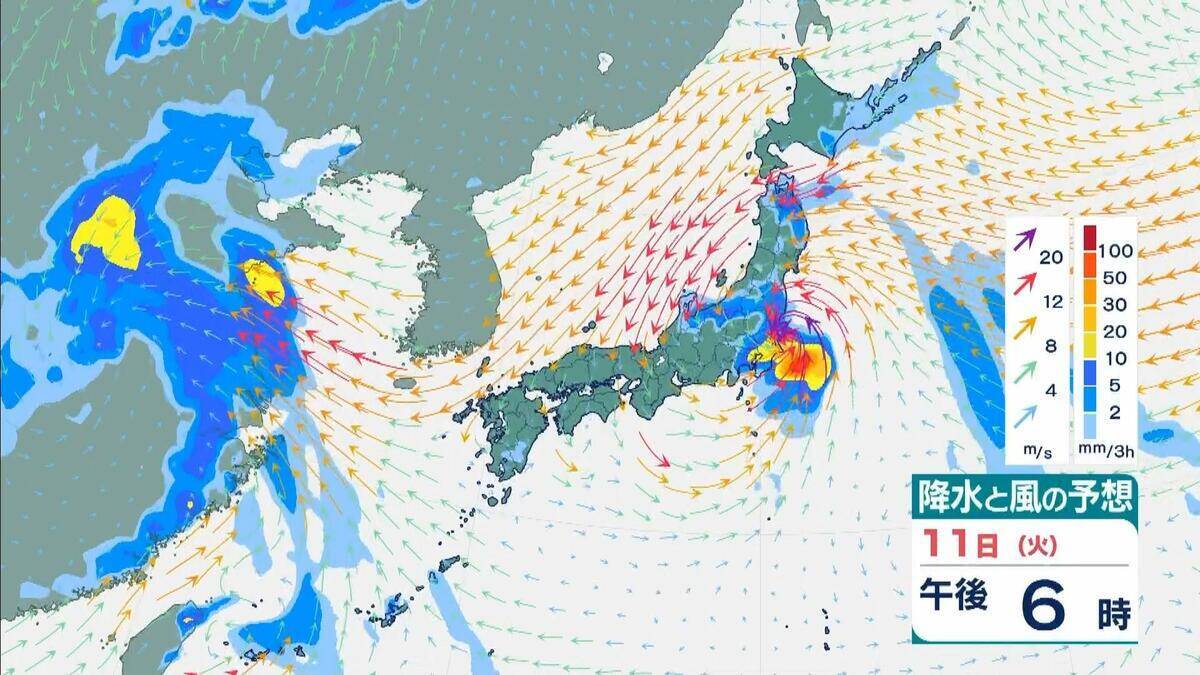 【台風】異例のルートで台風15号あすにも上陸へ　列島横断して明後日に熱帯低気圧か　関東甲信～北陸～近畿への影響は【気象庁　台風情報　雨風シミュレーション】