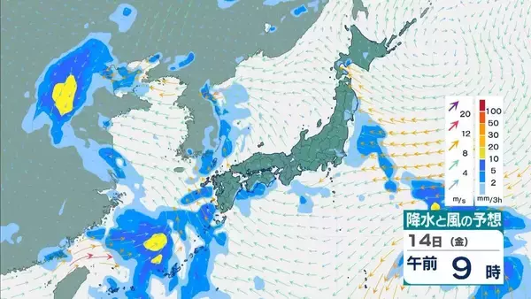 「【台風】異例のルートで台風15号あすにも上陸へ　列島横断して明後日に熱帯低気圧か　関東甲信～北陸～近畿への影響は【気象庁　台風情報　雨風シミュレーション】」の画像