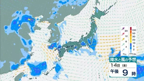 「【台風】異例のルートで台風15号あすにも上陸へ　列島横断して明後日に熱帯低気圧か　関東甲信～北陸～近畿への影響は【気象庁　台風情報　雨風シミュレーション】」の画像