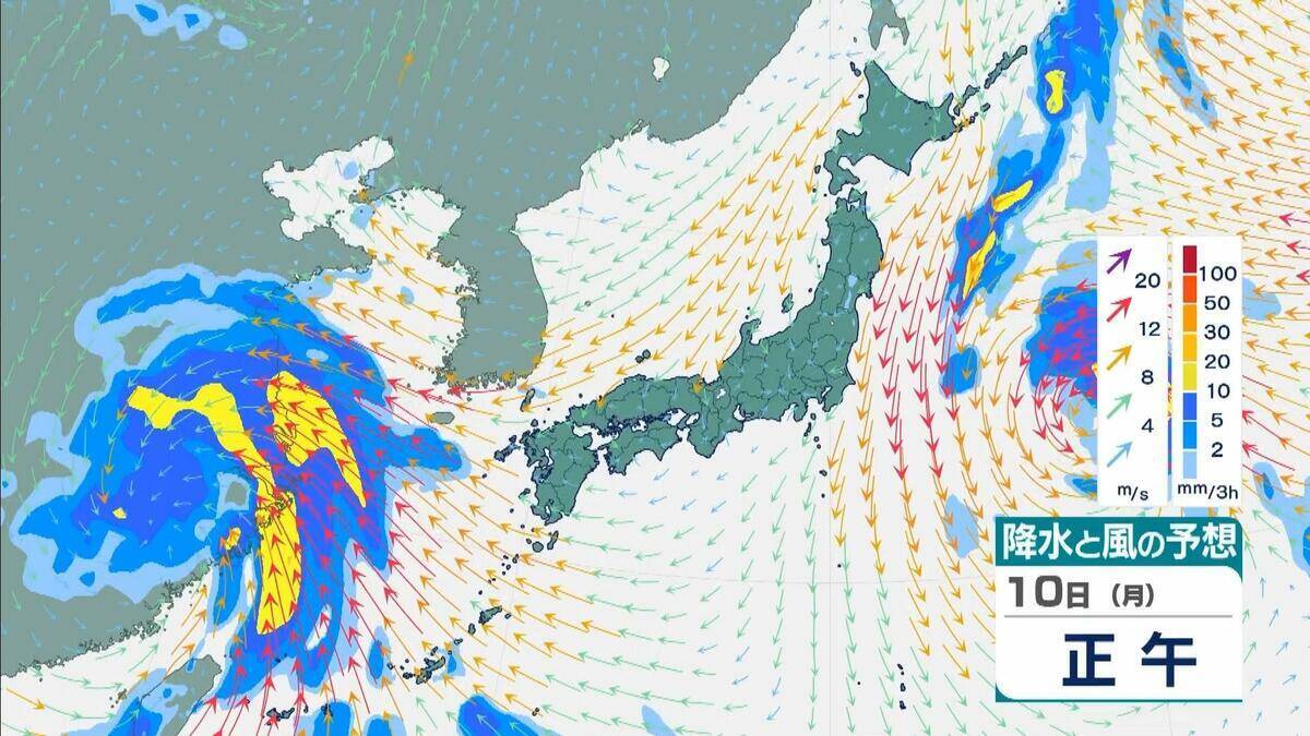 【台風】異例のルートで台風15号あすにも上陸へ　列島横断して明後日に熱帯低気圧か　関東甲信～北陸～近畿への影響は【気象庁　台風情報　雨風シミュレーション】