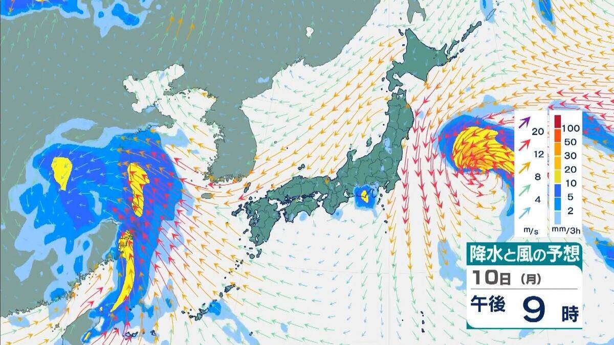 【台風】異例のルートで台風15号あすにも上陸へ　列島横断して明後日に熱帯低気圧か　関東甲信～北陸～近畿への影響は【気象庁　台風情報　雨風シミュレーション】
