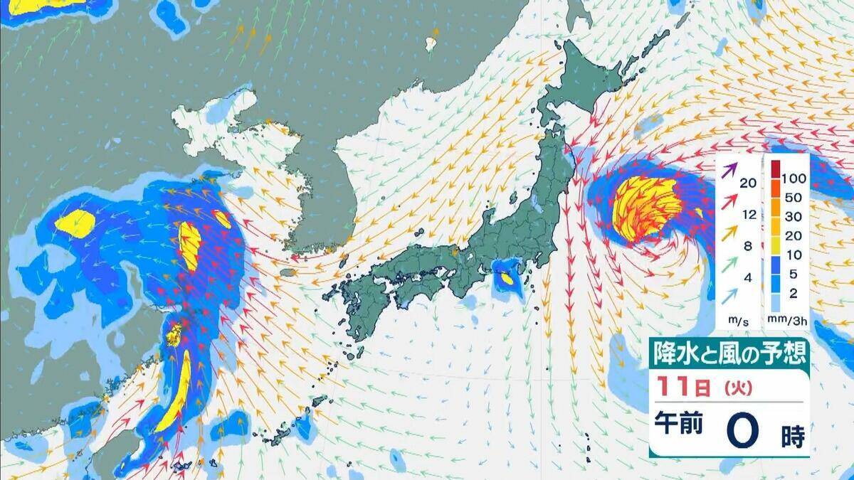 【台風】異例のルートで台風15号あすにも上陸へ　列島横断して明後日に熱帯低気圧か　関東甲信～北陸～近畿への影響は【気象庁　台風情報　雨風シミュレーション】