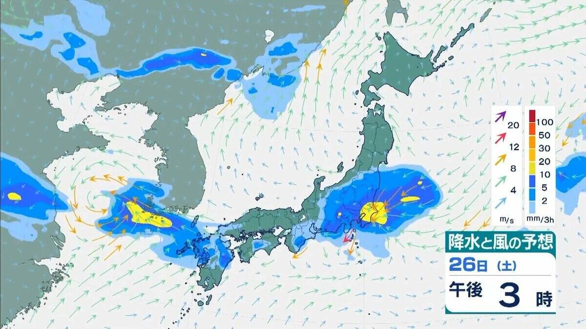 【台風のたまご】フィリピンの東にある「熱帯低気圧」が24時間以内に台風に　27日には「暴風域」を伴って沖縄の南に到達し「強い」勢力へ　最大瞬間風速は“走行中のトラックも横転する”50メートルにも