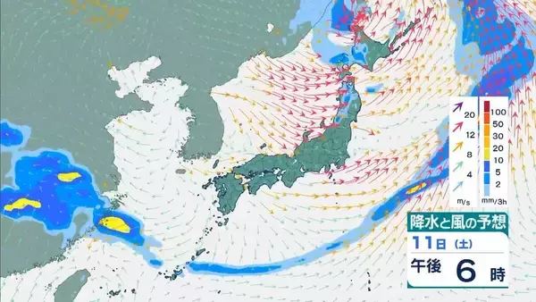 「【春の嵐】今夜は近畿や九州南部で突風注意　あす11日は北日本で暴風に警戒【気象庁　10日夜以降の気象情報】」の画像