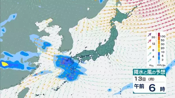 「【春の嵐】今夜は近畿や九州南部で突風注意　あす11日は北日本で暴風に警戒【気象庁　10日夜以降の気象情報】」の画像