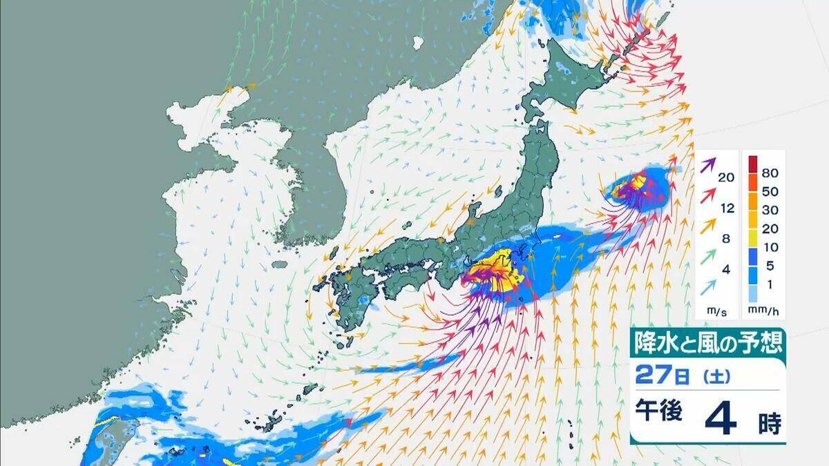 【台風7号】27日(土)に最接近見込みの近畿「最大２００ミリ」の大雨か…東海地方では「最大３００ミリ」予想も（沖縄・九州・四国・近畿・東海・関東の雨風シミュレーションと進路情報）