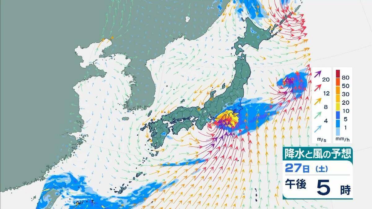 【台風7号】27日(土)に最接近見込みの近畿「最大２００ミリ」の大雨か…東海地方では「最大３００ミリ」予想も（沖縄・九州・四国・近畿・東海・関東の雨風シミュレーションと進路情報）