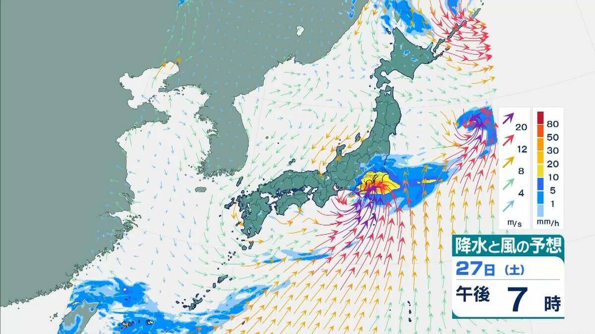 【台風7号】27日(土)に最接近見込みの近畿「最大２００ミリ」の大雨か…東海地方では「最大３００ミリ」予想も（沖縄・九州・四国・近畿・東海・関東の雨風シミュレーションと進路情報）