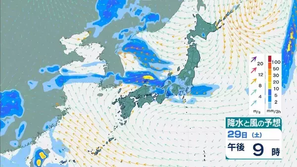 「【大雨情報】近畿で所により観測史上1位の猛烈な雨…29日夜遅くまで大気不安定で急な雷雨に警戒 一転週末は猛暑日に？（関西の天気・最新の雨と風のシミュレーション）」の画像