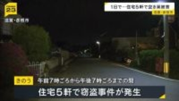 【GW空き巣に注意】インターホンのモニター外し犯行隠蔽か　滋賀・彦根市で連続被害　高級外車や貴金属、ゲーム機など約1400万円相当　在宅時も施錠を！　