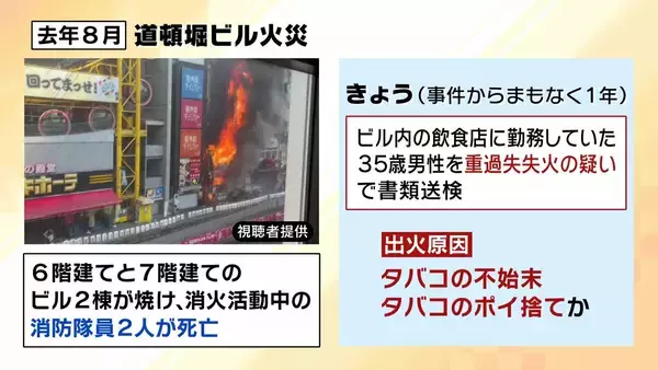 「「タバコのポイ捨て」がビル火災の原因か　飲食店元従業員の男性に「重過失失火」の疑い…その重さは？　消防隊員2人死亡との因果関係「行為と結果はかなり乖離」【弁護士解説】」の画像