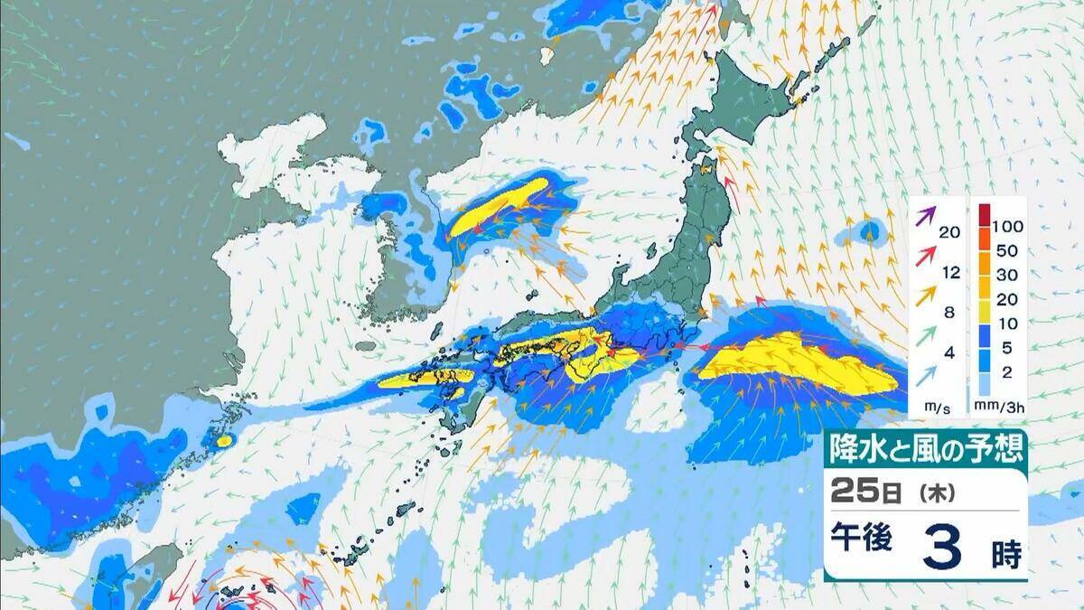 【ダブル台風】先に台風8号が日本の南へ接近？　台風7号は27日土曜に九州～四国～近畿方面に接近、28日日曜に関東接近か　気象庁