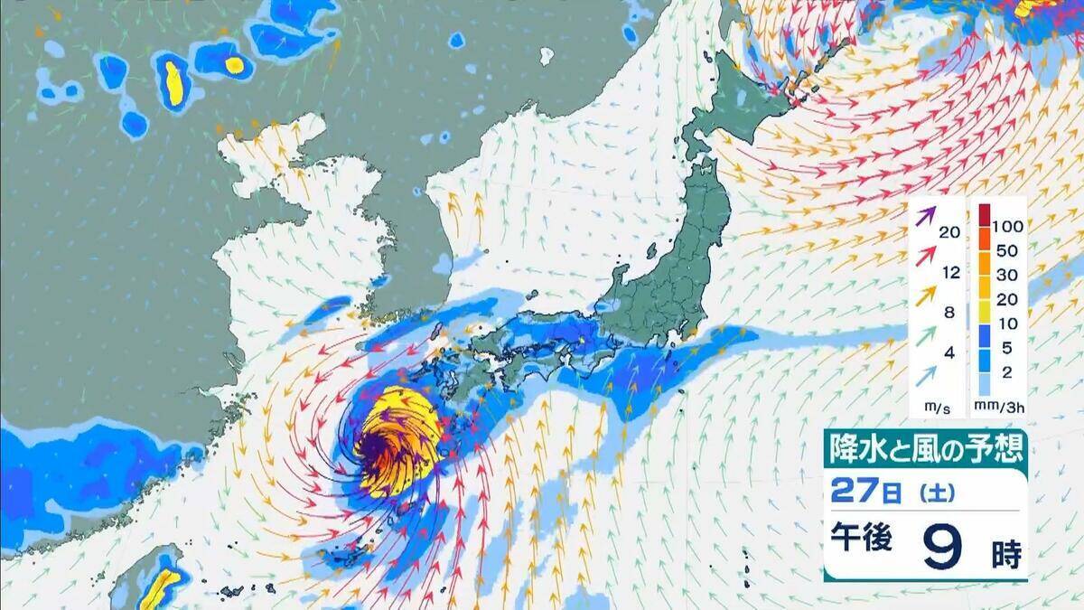 【台風】非常に強い台風7号週末にかけて日本接近へ　ダブル台風か…新たな熱帯低気圧“台風のたまご”は24時間以内に台風に発達見込み　気象庁
