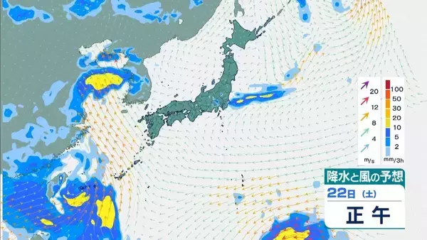 「台風18号（ソウデル）は「非常に強い」勢力へ　最大瞬間風速は70m/sにまで　住宅が倒壊するおそれも　沖縄地方は24日以降、荒天に【雨と風最新シミュレーション】」の画像