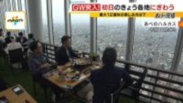 【GWの楽しみ方は？】あべのハルカスで絶景を眺めながらBBQ！「景色が想像以上にきれいでびっくり」　食材などの準備は不要　10月18日まで