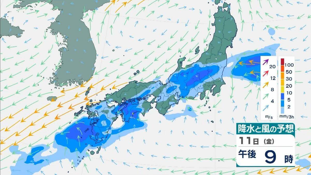 近畿中部で9日明け方から「レベル4土砂災害危険警報」発表の可能性　暗い時間帯から早朝に大雨のおそれ「アンダーパスや地下空間に警戒を」大阪管区気象台