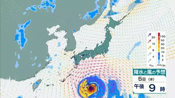 「【台風13号（ドルフィン）】強い勢力で沖縄・奄美へ接近か　被災地・熊本では週後半に雨の可能性…土砂災害に要警戒　日本のはるか南東で“台風のたまご”発生…6日午前には台風に発達か【雨風シミュレーション】」の画像