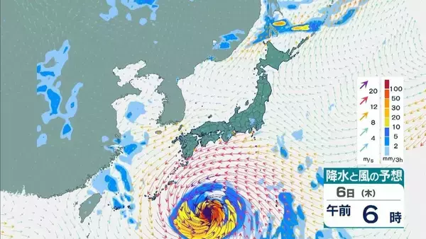 「【台風13号（ドルフィン）】強い勢力で沖縄・奄美へ接近か　被災地・熊本では週後半に雨の可能性…土砂災害に要警戒　日本のはるか南東で“台風のたまご”発生…6日午前には台風に発達か【雨風シミュレーション】」の画像