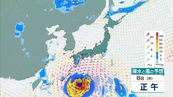 「【台風13号（ドルフィン）】強い勢力で沖縄・奄美へ接近か　被災地・熊本では週後半に雨の可能性…土砂災害に要警戒　日本のはるか南東で“台風のたまご”発生…6日午前には台風に発達か【雨風シミュレーション】」の画像