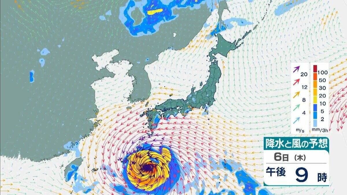 【台風13号（ドルフィン）】強い勢力で沖縄・奄美へ接近か　被災地・熊本では週後半に雨の可能性…土砂災害に要警戒　日本のはるか南東で“台風のたまご”発生…6日午前には台風に発達か【雨風シミュレーション】